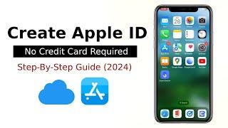 How to Create a New Apple ID on iPhone 2024  FREE iCloudAppstore Account Without Credit Card
