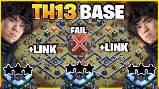 TOP 10 BEST TH13 WAR BASES + LINK 2024  TH13 TROPHY PUSHING BASE 2024  TH13 LAYOUT CLASH OF CLANS