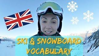 ENGLISH VOCABULARY LESSONS Ski & Snowboarding Equipment #1