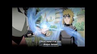 Jiraiya Shows Minato He Mastered His Jutsu Rasengan  Naruto Shippuden