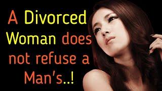 A Divorced Women does not refuse a Mans..#phychology fact about human.