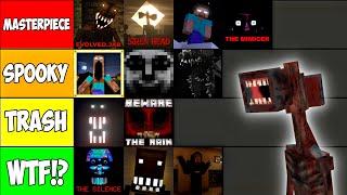 The NEW Ultimate Minecraft HORROR Mod Tier List