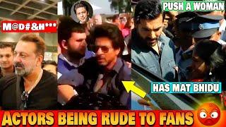 13 Bollywood Actors Clips who were Rude to Their FansMedia in Public  Shahrukh KhanSalman Khan