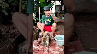 Tutorial asah golok setajam silet #shorts