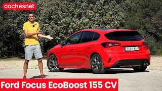 Ford Focus 1.0 EcoBoost 155 CV Auto.  Prueba  Test  Review en español  coches.net