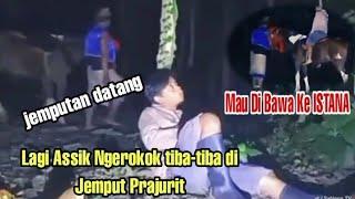 Lagi enak tidur tiba tiba di jemput pasukan  di Bawa ke Istana Blorong