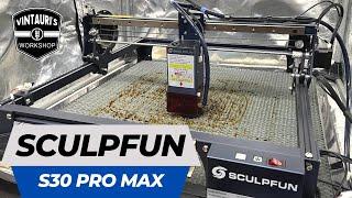 Sculpfun S30 Pro Max  20 Watts of power with Lightburn controlled air module