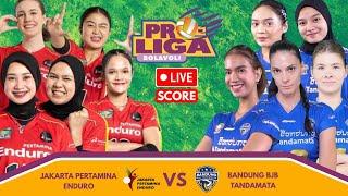 LIVE Jakarta Pertamina Enduro VS Bandung BJB