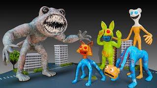  Making All ZOONOMALY NEW MONSTER TITAN FISH SMILE CAT BOSS BEAR RABBIT with polymer clay