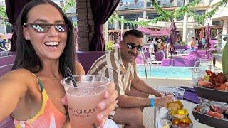 We go to a LAS VEGAS Pool Party Marquee Dayclub Cabana & Tao