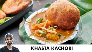 Khasta Kachori Recipe  खस्ता कचोरी और आलू की सब्ज़ी  Chef Sanjyot Keer