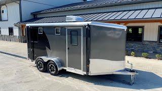 2022 Neo 7x14 NAMR Aluminum Enclosed Motorcycle Trailer