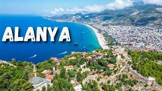 Alanya Gezisi - Alanya Kalesi ve Kızıl Kule - Alanya Gezilecek Yerler - Alanya Turkey