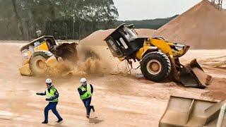 TOP 10 Dangerous Idiots Excavator & Truck Skills Heavy Equipment Fail Operator Disaster Compilation