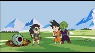 DRAGON BALL Z - RADITZ SAGA in 2 Minutes Less