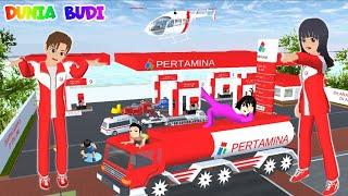 Yuta Sang Penolong Jadi Kasir Pom Bensin Pertamina Ada Trucknya  Sakura School Simulator