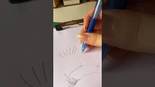 Como desenhar cílios #diy #caderninho #arte