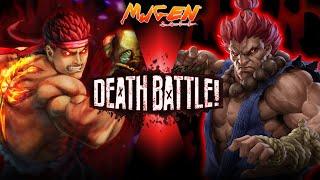 MUGEN 2077 Evil Ryu VS Akuma Both Mr. Ansatsuken