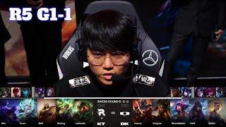 KT vs DK - Game 1  Day 9 LoL Worlds 2023 Swiss Stage  KT Rolster vs Dplus Kia G1 full