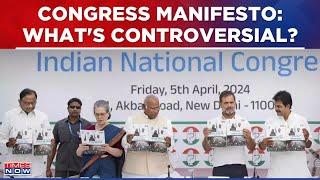 Congress Manifesto For Lok Sabha Elections 2024 Sparks Row BJP Slams Bid To Curtail Agencies