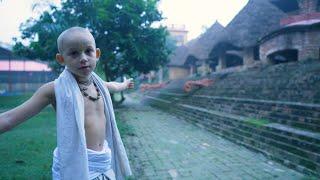 English Subtitles Gurukula Mayapur  A tour - given by our son