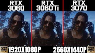 RTX 3060 vs RTX 3060 Ti vs RTX 3070  Ryzen 5 3600  tested in 20 games  1080p 1440p 