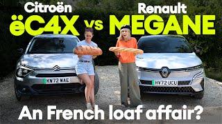 TWIN TEST Citroen ëC4X vs Renault Megane E-Tech. Which family electric car is best?  Electrifying