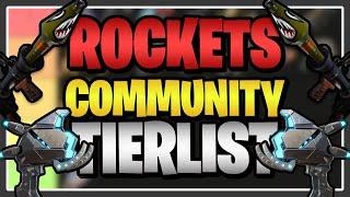 My Community Ranked EVERY ROCKET LAUNCHER in Fortnite Save the World Launchers Stream Tier List