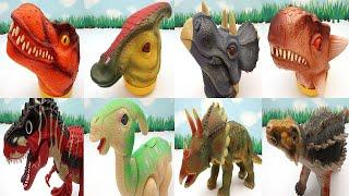 Dinosaur Dino Eggs Transformer Eggs In Dinosaur Heads  T-Rex Triceratops 공룡알 공룡 변신 로보트