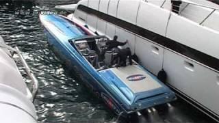 CIGARETTE Powerboat - Foxtrot Oscar - Hafen Monaco - Top Gun -