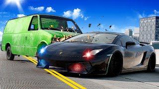 Undercover Lamborghini Police Chase BeamNG