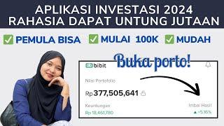 Rahasia Dapat Jutaan dari Aplikasi Investasi Bibit buat Pemula‼️ Harus tau triknya