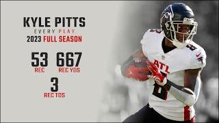 Kyle Pitts Full Season Replay Every Target and Catch in the 2023 NFL Season