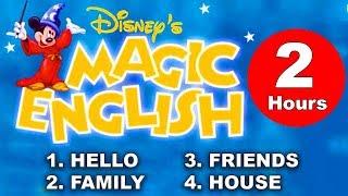 Magic English 2 Hours  ESL Disney Cartoons for Children