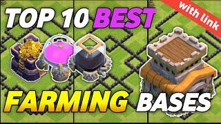 Top 10 Best Th8 Farming Bases 2023  Best Bases for Town Hall 8 Farming with Link