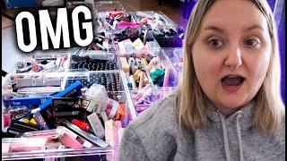 GETTING RID OF HUNDREDS OF LIP PRODUCTS  HUGE DECLUTTER