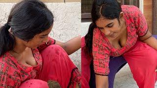 Desi Hot Girl Cleaning Terrace hot Vlog  Pakistani Women Daily Routine Work Vlog  Pakfamilyvlog