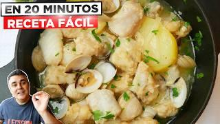 ¡Solo 20 MINUTOS  Sorprende en NAVIDAD con este GUISO de PESCADO con Almejas.