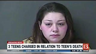 3 teens charged in relation to teens death