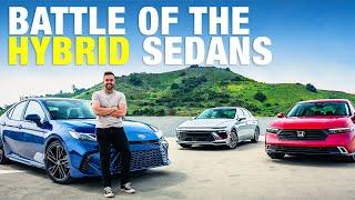 Toyota Camry vs. Honda Accord vs. Hyundai Sonata Midsize Hybrid Sedans Comparison Test