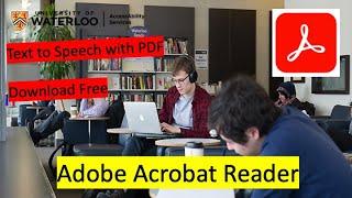 Text to Speech with Adobe Reader