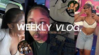 weekly vlog ᯓ orange crush friends day party