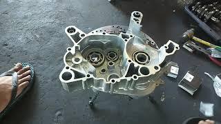 Cara pasang enjin yamaha 125z part1