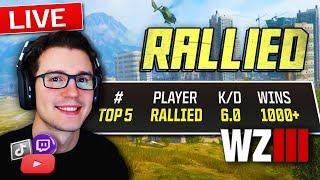 LIVE 1100+ Wins Warzone All Night w Ral