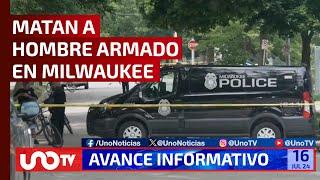 A tres días del atentado contra Trump un hombre armado es abatido en Milwaukee