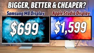 Samsung M8 Display vs  Studio Display - Why pay $1600?