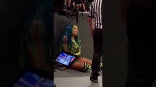 Sasha Banks REACTION after Losing Against Bianca Belair LegitBossedUp #Shorts #SashaBanks #WWE