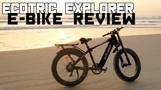 Ecotric Explorer 26in Fat Tire Electric Bike Review  ️