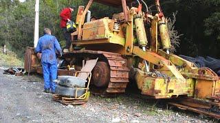 Salvaging an Abandoned Terex 40 ton Bulldozer.. Will it Start??