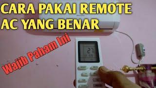 Cara Menggunakan Remote AC Sharp Yang Benar #servisac #teknisipemula #taherteknik